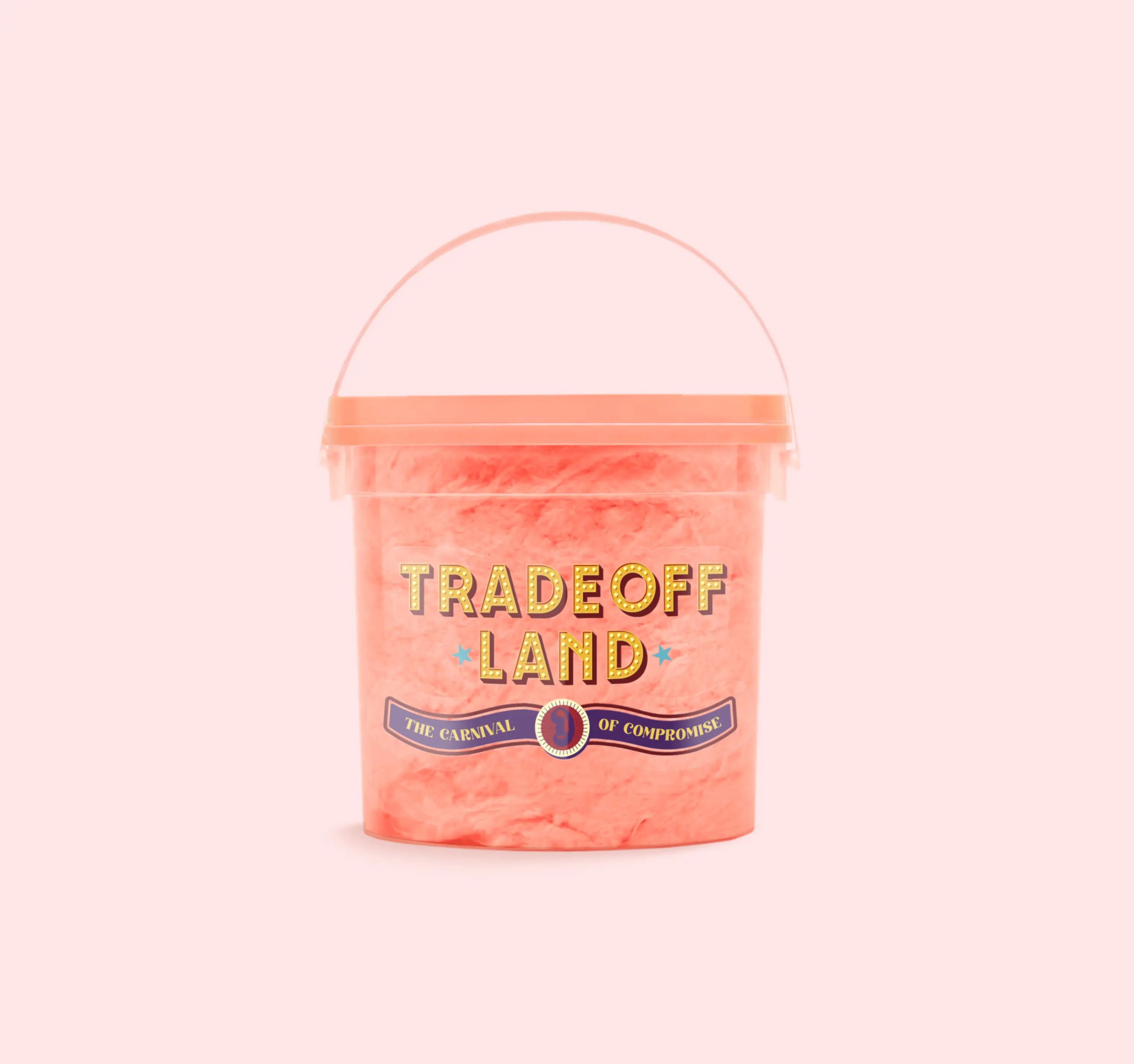 Tradeoff Land cotton candy bucket