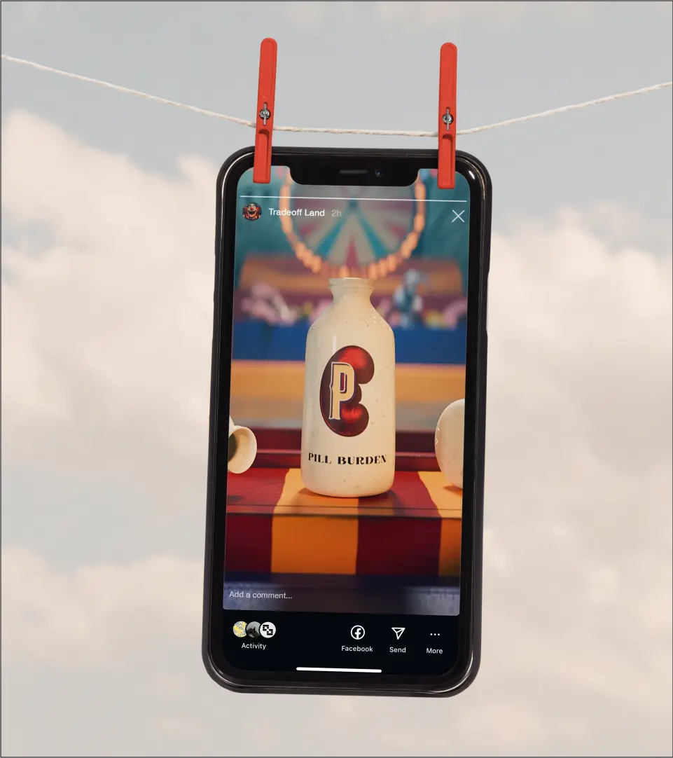 Tradeoff Land mobile website design